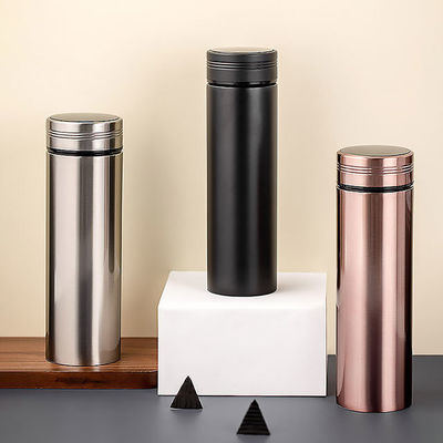 Logo personnalisé tasse droite bouteille d'eau isolée intelligente pour cadeaux d'affaires occasion