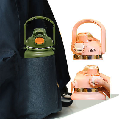 Coupe droite 2022 en acier inoxydable enfants isolés bouteille d'eau scolaire dessin animé enfants mignons 12 oz portable double paroi aspirateur thermoses coupe
