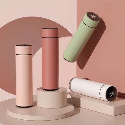 Couleur personnalisée Smart Flask Bouteille d'eau tasse à café avec couvercle d'affichage de température