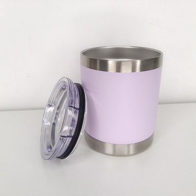 Tombouille de voyage en acier inoxydable avec poignée en poudre durable tasse de café sous vide