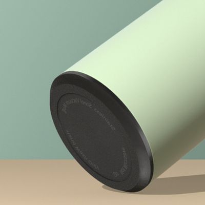 Coupe thermos isolée sous vide à LED à couleur solide, affichage de température