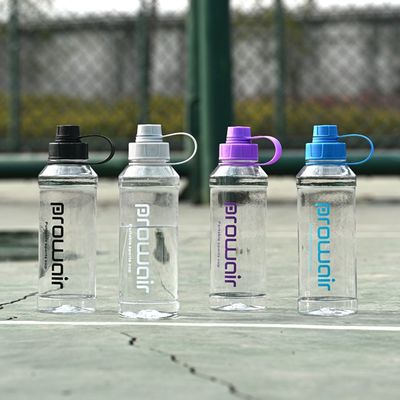Pas équipé 1000ml PC tasse d'eau en plastique pour bouteille de boisson à petite bouche transparente