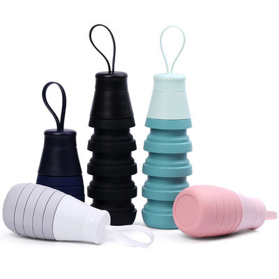 Retour à l' école 500 ml bouteille de silicone pliable à eau étanche au BPA 165g