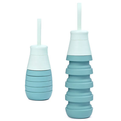 Retour à l' école 500 ml bouteille de silicone pliable à eau étanche au BPA 165g