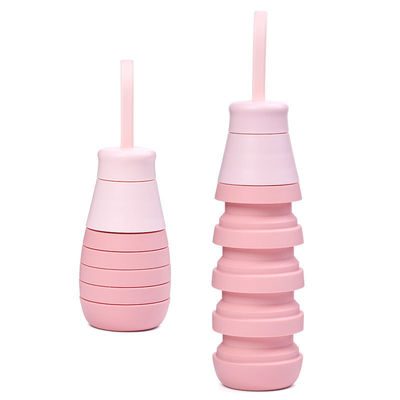 Retour à l' école 500 ml bouteille de silicone pliable à eau étanche au BPA 165g