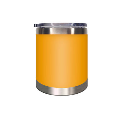 Tubler de voyage en acier inoxydable avec poignée et couvercle revêtus de poudre Durable et coloré
