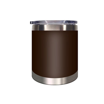 Tubler de voyage en acier inoxydable avec poignée et couvercle revêtus de poudre Durable et coloré