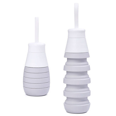 500 ml Bouteille de silicone pliable pour l'école BPA gratuit Cadeau pour les activités de plein air