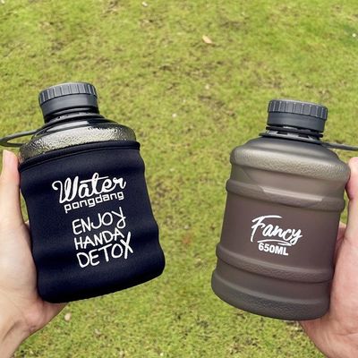 Boisson directe 650ml Logo personnalisé Portable Sport Tumbler avec poignée design mignon