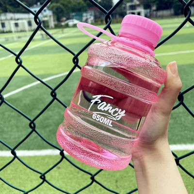 Boisson directe 650ml Logo personnalisé Portable Sport Tumbler avec poignée design mignon