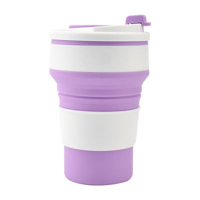 Coupe pliable en silicone 350ml 500ml sans BPA Voyage en plein air moderne Camping Randonnée tasse à eau