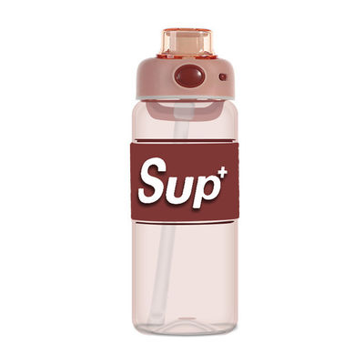 Unisexe 178g et 194g Gymnase de sport de grande capacité Bouteille d'eau Tritan avec infuseur à paille