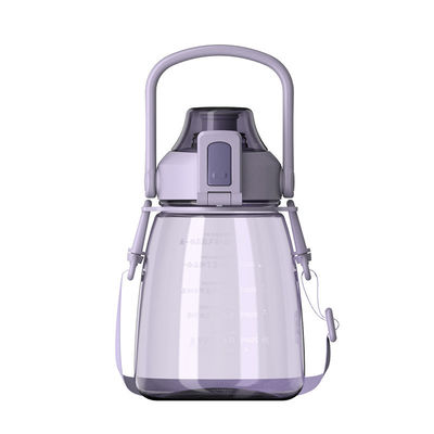 Accessoires pour les voyages en plein air Grip de main personnalisé sans BPA Bouteille d'eau pour enfants avec paille