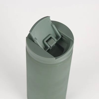 Portable 400 ml double paroi en acier inoxydable isolation tasse de café avec couvercle style sport étanche à déversement tasse Tumbler rose