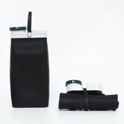 Bouteille d'eau en silicone pliable de 400 ml/600 ml, incontournable pour les voyages et les activités de plein air