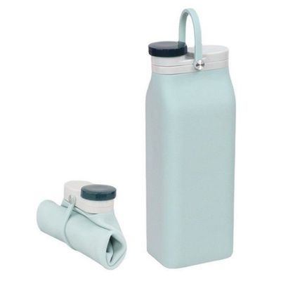 Bouteille d'eau en silicone pliable de 400 ml/600 ml, incontournable pour les voyages et les activités de plein air