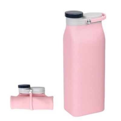 Bouteille d'eau en silicone pliable de 400 ml/600 ml, incontournable pour les voyages et les activités de plein air
