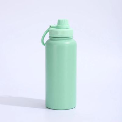 Bouteille d'eau en acier inoxydable de grande capacité pour activités extérieures portables