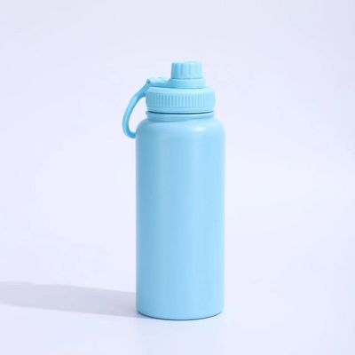 Bouteille d'eau en acier inoxydable de grande capacité pour activités extérieures portables
