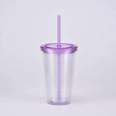 Applicable à l' eau bouillante Pour voyager en plein air Bouteille d'eau en plastique avec paille