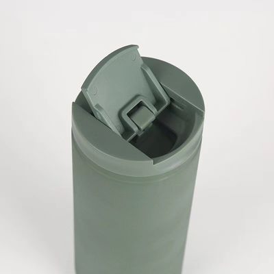 Blanc 400 ml Logo personnalisé à double paroi en acier inoxydable Bouteille d'eau de café Bouteilles sous vide Thermos
