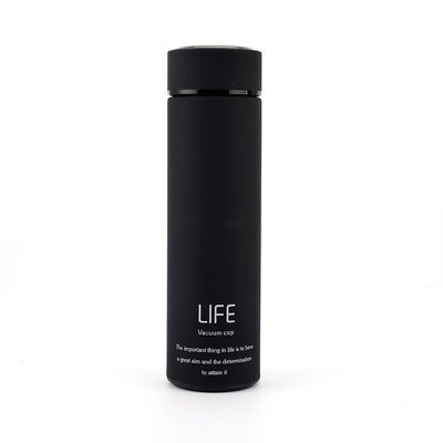 500 ml Logo personnalisé Double paroi en acier inoxydable Bouteille d'eau de café Bouteilles d'eau de vide Thermos