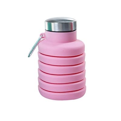 Conception contemporaine 500 ml bouteille d'eau pliable en silicone pour unisexe Voyage Gym Sports
