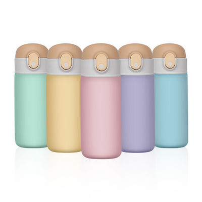 Bouteille d'eau isolée pour enfants de 16 oz avec paille