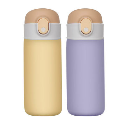 Bouteille d'eau isolée pour enfants de 16 oz avec paille