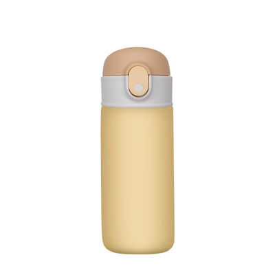 Bouteille d'eau isolée pour enfants de 16 oz avec paille