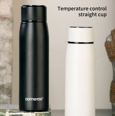 Bouteille d'eau isolée en métal à 380 ml, avec affichage de température et isolation