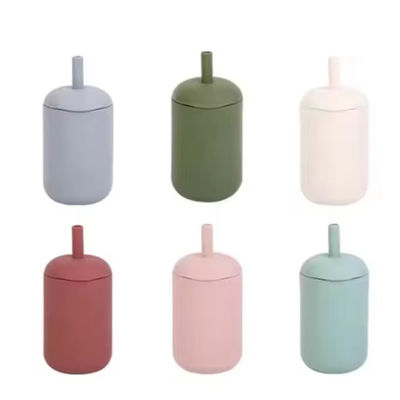 Bouilloire de sport en silicone portable étanche au BPA pour enfants durable et pratique