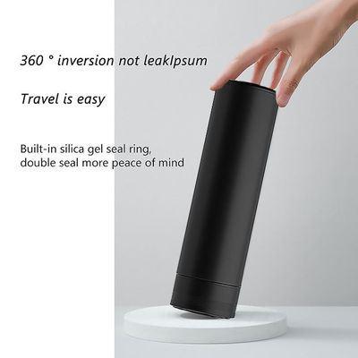 Thermos à sublimation intelligente en acier inoxydable à coupe droite avec affichage de température