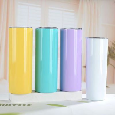 Couleur personnalisée étanche 12 oz 20 oz 30 oz Bouteille d'eau étudiante avec couvercle et paille