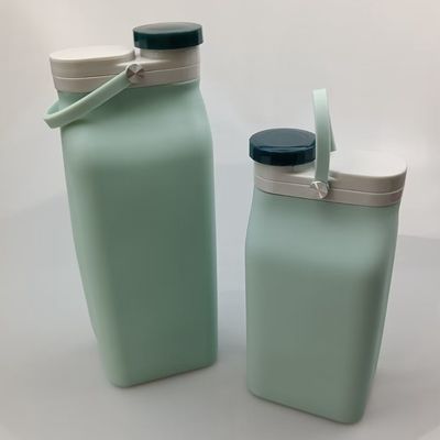 Logo personnalisé Bouteille d'eau potable en silicone pliable Parfait pour les cadeaux d'affaires