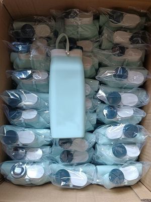 Bouteille d'eau réutilisable Mode Bouteilles d'eau pliables en silicone de 600 ml pour une portabilité facile