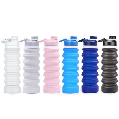 Bouteille de sport pliable de conception moderne avec poignée de main Option préférée des supermarchés