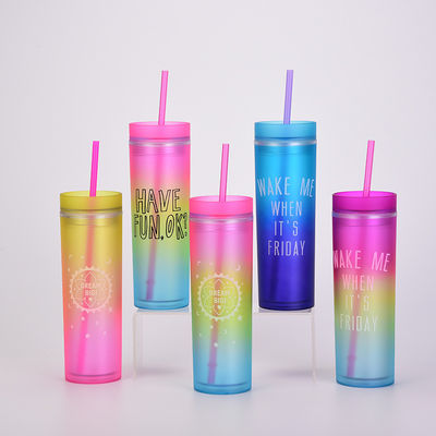 Activité de camping en plein air Logo personnalisé Acceptable Wine Freeze Tumbler avec raisonnable