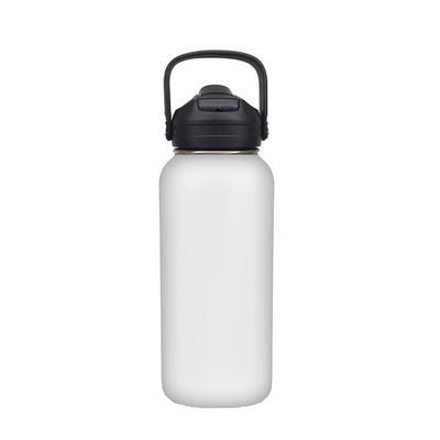 Logo personnalisé accepté Bouteille d'eau en acier inoxydable 304 de grande capacité pour le sport