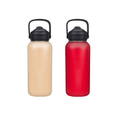 Coupe à bouteille de sport en acier inoxydable 304 à boulette à poignée portable avec personnalisation du logo