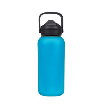 Coupe à bouteille de sport en acier inoxydable 304 à boulette à poignée portable avec personnalisation du logo