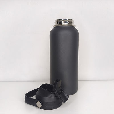 Coupe à bouteille de sport en acier inoxydable 304 à boulette à poignée portable avec personnalisation du logo