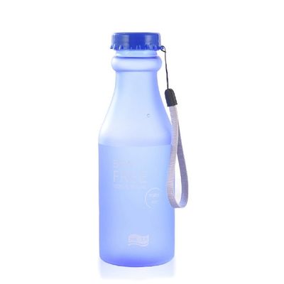 PC Plastique 550ml Portable Bouteille d'eau gelée scellée pour le voyage Yoga Courir Camping