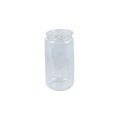 Bouteille de verre à boire 16 oz de couleur à la mode Portable Forme pour l' eau de fruits gratuite