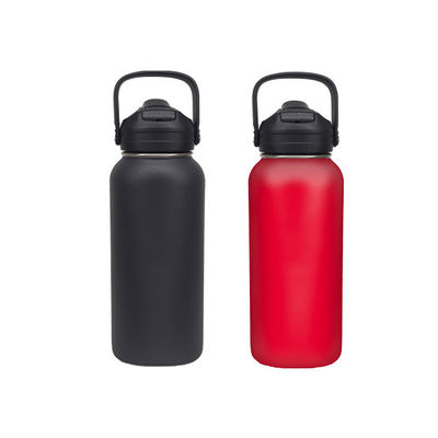 Logo personnalisé Bouteille d'eau en acier inoxydable à double couche sous vide pour une tasse de balle extérieure portable 32 oz