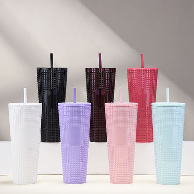 Tambour de blé à double paroi biodégradable pour le café, activité de camping en plein air et personnalisé