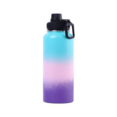 Bouteille d'eau en acier inoxydable à vide double couche haute capacité de 25 oz pour l' extérieur