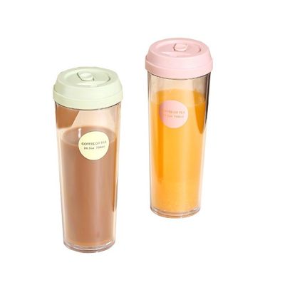 Coupe de café à double paroi pour adultes Logo personnalisé AS Coupe avec revêtement anticorrosion