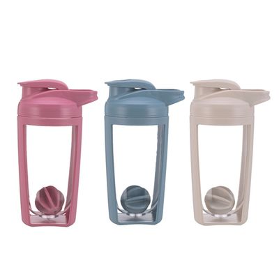 Équipé de BPA gratuit Créatif Logo personnalisé 650ml Bouteille de shaker pour les sports Bouteille d'eau