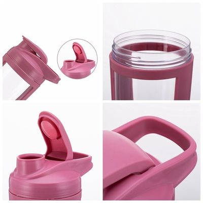 Équipé de BPA gratuit Créatif Logo personnalisé 650ml Bouteille de shaker pour les sports Bouteille d'eau